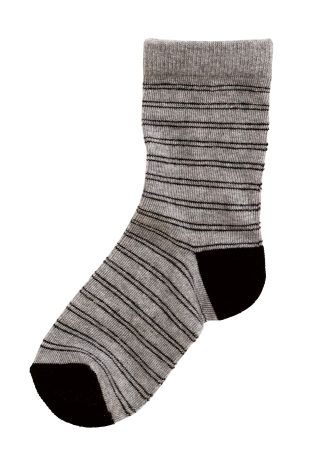 Monochrome Stripe Socks Seven Pack (Older Boys)